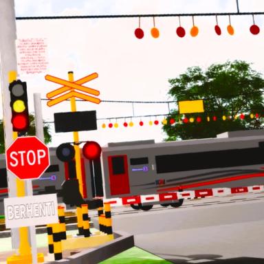 Indonesia Railroad crossing | kal poris icon