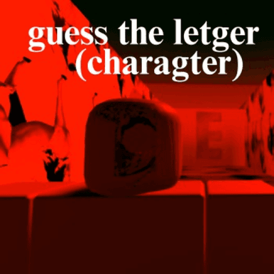 Guess the letter (character) icon