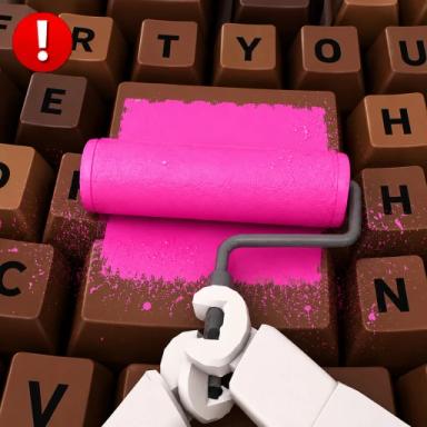 Thumbnail for Paint The Keyboard Simulator Game