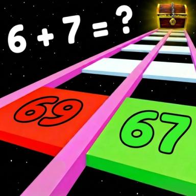 Thumbnail for Math Glass Bridge 🧠 Game