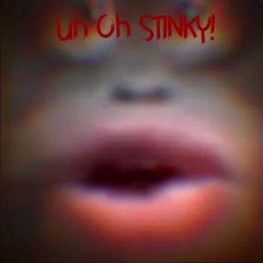 Creepy Uh Oh Stinky monke meme icon