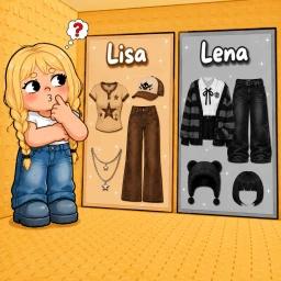 Would You Rather: Lisa or Lena Outfit Tower 💖  icon