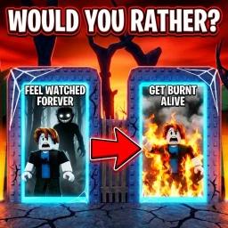 Would you rather but it happens HORROR 💀 icon
