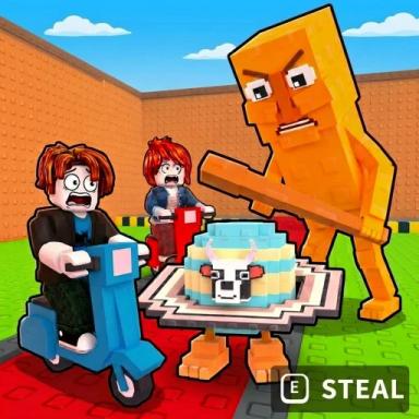 Thumbnail for 🛵 Steal Brainrots on a Scooter! Game