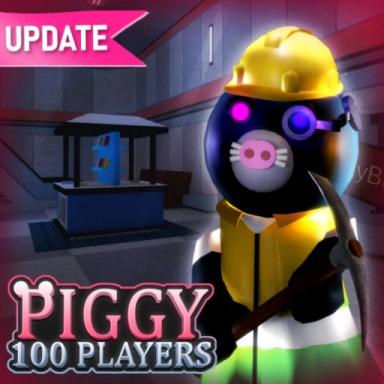 Thumbnail for Piggy but It's 100 Players: Revamped Game