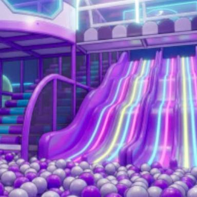 Outdoor Disco Playground Waterslide icon