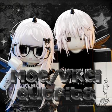 Thumbnail for [NEW🤍] Moe & Vkei Outfits Solo & Matching! Game