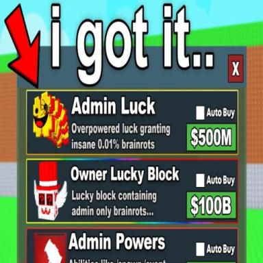 Thumbnail for 🤍 Steal A Brainrot: BE THE OWNER MODDED Game