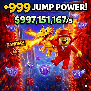 Keep Jumping for Brainrots! 🧱 [EARN $ OFFLINE] icon