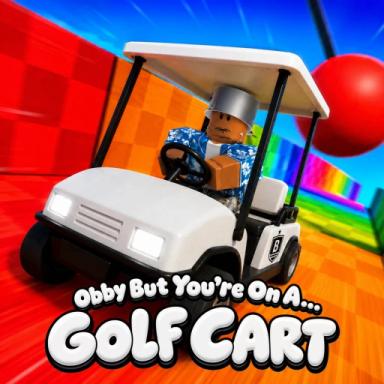 Thumbnail for (UPDATE) Obby But You're on a Golf Cart Game