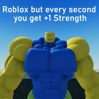 4x💪 Roblox but every second you get +1 Strength icon