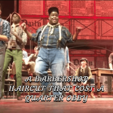 A BARBERSHOP HAIRCUT THAT COSTS A QUARTER OBBY icon