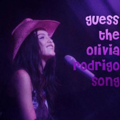 Guess the Olivia Rodrigo songs ☆ icon