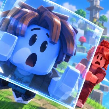 Thumbnail for Carry the Glass Together! [2 Player Obby] Game