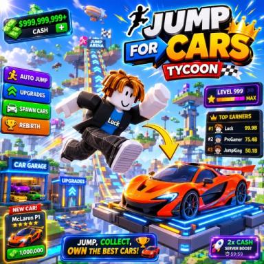Thumbnail for [NEW] Jump for Cars Tycoon Game