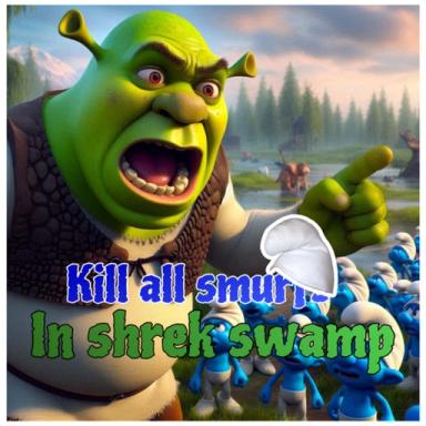 KILL ALL SMURFS IN SHREKS SWAMP [ Update 2 ] icon
