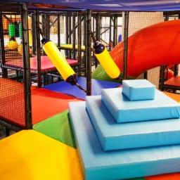 Funnest easy mega Indoor Playground rainbow fun icon