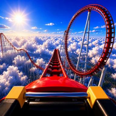 Thumbnail for HIGHEST Rollercoaster Ever Game