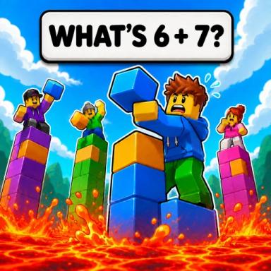 Thumbnail for MATH VS LAVA!🔥 Game