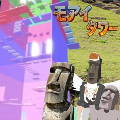 Thumbnail for The "150,000 visits 🎉🎉" Moai statue is ascending the tower  Game
