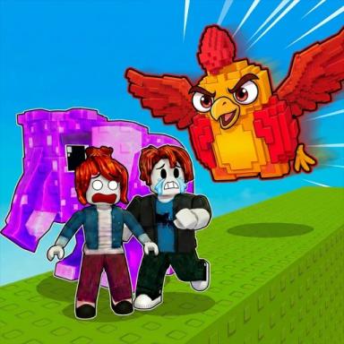 Thumbnail for Escape Chickens For Brainrots Game
