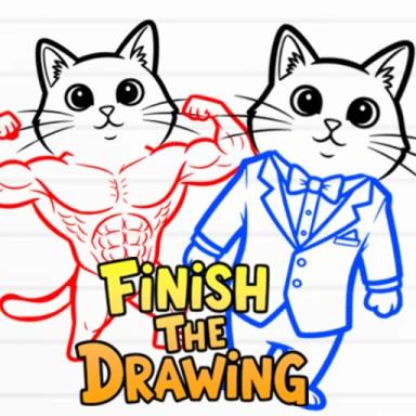 Thumbnail for Finish The Drawing! 🎨 Game