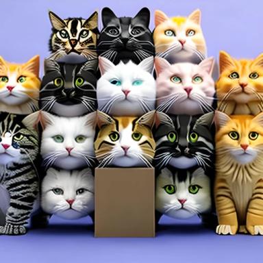 Thumbnail for Merge 2048 Cat Game