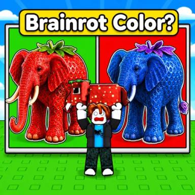 Thumbnail for [🐝UPD] Guess the Brainrots Color!🎨 Game