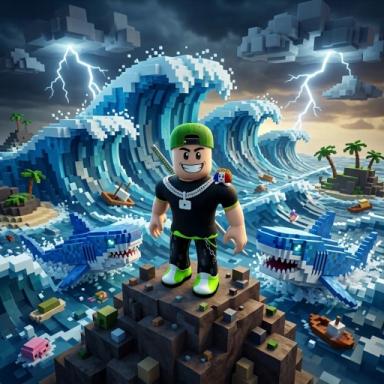 SURVIVE THE TSUNAMI FOR FRENCH BRAINROT ! icon
