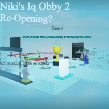 Thumbnail for Niki's iq obby 2 [Come back?] Game
