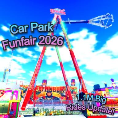 🎢1.1M NEW UPDATE! Car Park Funfair 2026🎡 icon