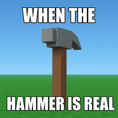 when the hammer is real (UPD) icon