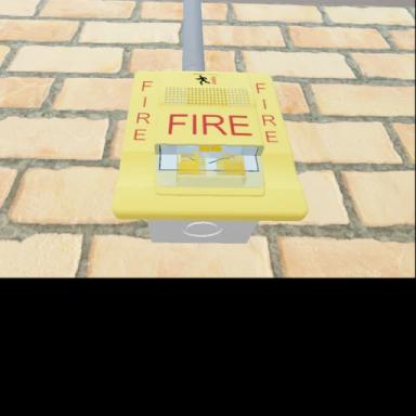 building fire alarms testing icon