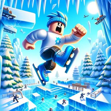 Obby But You're on Ice Skates icon