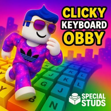 Thumbnail for Clicky Keyboard Obby Game