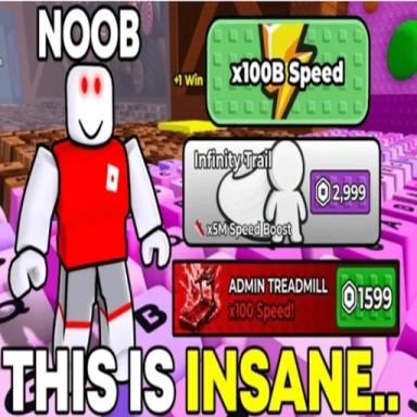 Thumbnail for [👟] +1 speed The Fastest Treadmill GAME!?🌈 Game