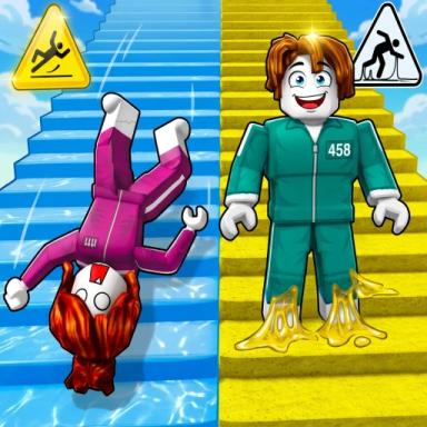 Thumbnail for Slippery Stairs🧊 [ADMIN👑] Game