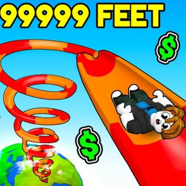 Thumbnail for The Tallest Waterslide Obby Ever Game