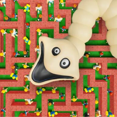 Thumbnail for Survive 100 Days in Worm Maze Game