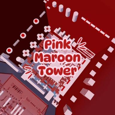 Pink Maroon Tower icon