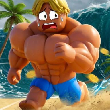 Thumbnail for Gym Star Tsunami🏋️🌊 Game