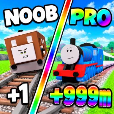 Thumbnail for ¡MINE MAYHEM! Blue Train Crash Physics Game