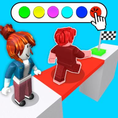 Thumbnail for Easy Color Obby Game