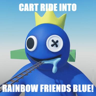 Cart Ride Into Rainbow Friends Blue! icon