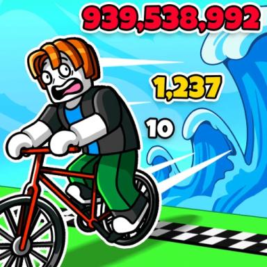 Thumbnail for [RACE] Escape the Tsunami on Bike Game