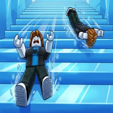 Thumbnail for slippery stairs battle to the top 💀-NEW PASSES- Game