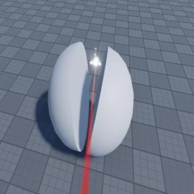 Slice stuff with a laser icon