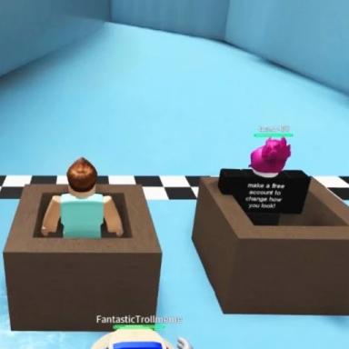 Thumbnail for Slippery Slide in a Box Obby Game