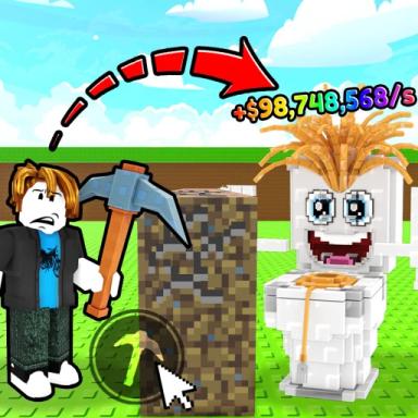 Thumbnail for Mine Blocks to Save Brainrots 🧠 Game