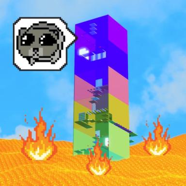 Thumbnail for Tower But Floor is LAVA Game